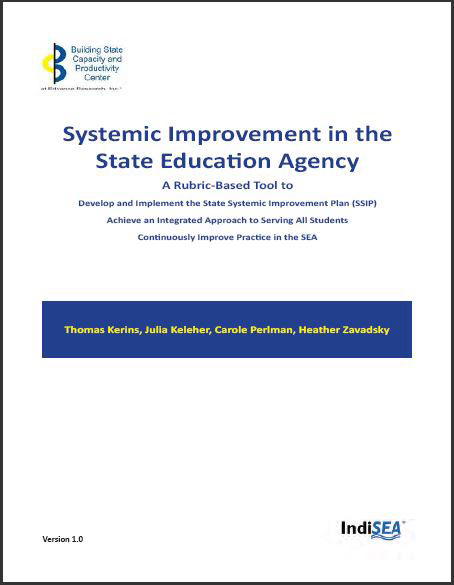 Systemic Improvement in the State Education Agency